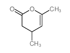 4,6-dimethyl-3,4-dihydropyran-2-one Structure