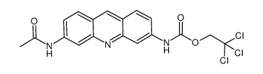 3-acetamido-6-(2,2,2-trichloroethoxycarbonyl)aminoacridine结构式