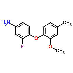 3-Fluoro-4-(2-methoxy-4-methylphenoxy)aniline picture