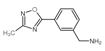 [3-(3-methyl-1,2,4-oxadiazol-5-yl)phenyl]methanamine Structure