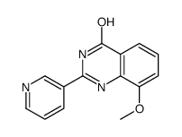 8-methoxy-2-pyridin-3-yl-1H-quinazolin-4-one Structure