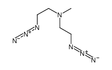 2-azido-N-(2-azidoethyl)-N-methylethanamine结构式