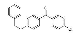 (4-chlorophenyl)-[4-(2-phenylethyl)phenyl]methanone Structure