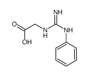 2-[[amino(anilino)methylidene]amino]acetic acid Structure