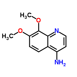 7,8-Dimethoxy-4-quinolinamine structure