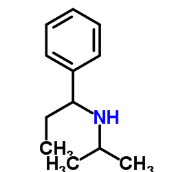 N-Isopropyl-1-phenyl-1-propanamine结构式