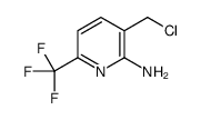 3-(chloromethyl)-6-(trifluoromethyl)pyridin-2-amine Structure