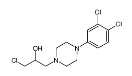 1-chloro-3-(4-(3,4-dichlorophenyl)piperazin-1-yl)propan-2-ol Structure