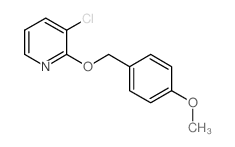 3-Chloro-2-(4-methoxybenzyloxy)pyridine Structure