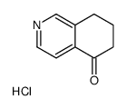 7,8-Dihydroisoquinolin-5(6H)-one hydrochloride structure