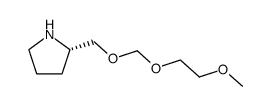 (S)-2-<<(2-methoxyethoxy)methoxy>methyl>pyrrolidine Structure