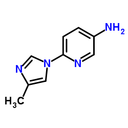 6-(4-Methyl-1H-imidazol-1-yl)-3-pyridinamine Structure