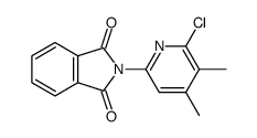 2-(6-chloro-4,5-dimethylpyridin-2-yl)isoindoline-1,3-dione Structure