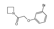 1-(azetidin-1-yl)-2-(3-bromophenoxy)ethanone Structure