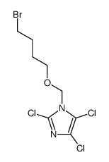 1-(4-bromobutoxymethyl)-2,4,5-trichloroimidazole结构式