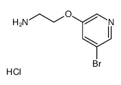 2-(5-bromopyridin-3-yl)oxyethanamine,hydrochloride Structure