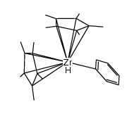 Cp'2Zr(H)Ph结构式