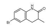 6-bromo-3,4-dihydro-3-methylcarbostyril结构式