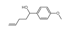 1-(4-methoxy-phenyl)-pent-4-en-1-ol Structure