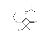 2,3-bis(1-methylethoxy)-4-hydroxy-4-methylcyclobut-2-en-1-one Structure