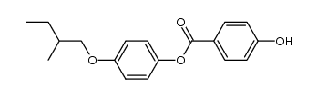 p-2-Methylbutoxyphenyl p'-hydroxybenzoate Structure