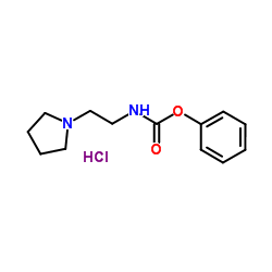 PHENYL N-[2-(1-PYRROLIDINYL)ETHYL]CARBAMATE HYDROCHLORIDE结构式