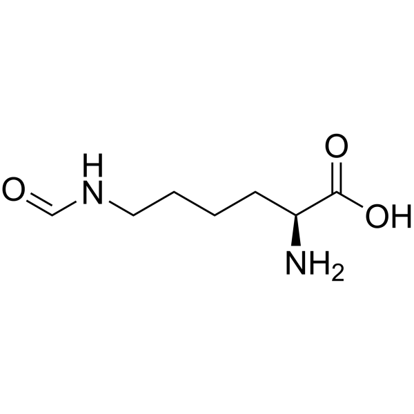 L-Lysine, N6-formyl- Structure