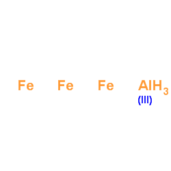 aluminium, compound with iron (1:3) Structure