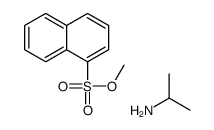 Isopropylamine methyl naphthalene sulfonate structure