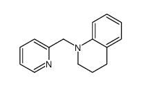 QUINOLINE, 1,2,3,4-TETRAHYDRO-1-(2-PYRIDINYLMETHYL)- Structure