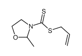 prop-2-enyl 2-methyl-1,3-oxazolidine-3-carbodithioate Structure