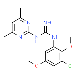 N-(3-Chloro-2,5-dimethoxyphenyl)-N'-(4,6-dimethylpyrimidin-2-yl)guanidine图片