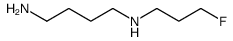 N-3-fluoropropylputrescine structure