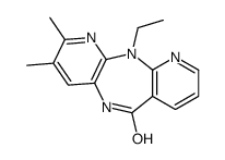 11-ethyl-2,3-dimethyl-5H-dipyrido[2,3-b:2',3'-f][1,4]diazepin-6-one Structure