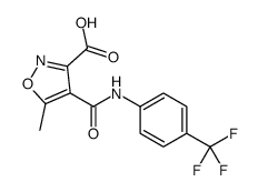 3-carboxy-5-methyl-N-(4-(trifluoromethyl)phenyl)-4-isoxazolecarboxamide结构式