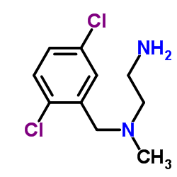 N-(2,5-Dichlorobenzyl)-N-methyl-1,2-ethanediamine结构式