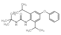 1-(tert-butyl)-3-(2,6-diisopropyl-4-phenoxyphenyl)urea Structure