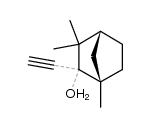 (-)(1S)-1.3.3-trimethyl-2ξ-ethynyl-norbornanol-(2ξ)结构式