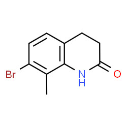 7-溴-8-甲基-3,4-二氢喹啉-2(1H)-星空app结构式