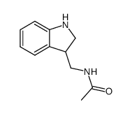 Acetamide,N-[(2,3-dihydro-1H-indol-3-yl)methyl]-结构式