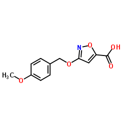 3-[(4-methoxyphenyl)methoxy]-1,2-oxazole-5-carboxylic acid picture