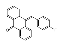 10-[(4-fluorophenyl)methylidene]anthracen-9-one结构式