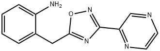 2-((3-(Pyrazin-2-yl)-1,2,4-oxadiazol-5-yl)methyl)aniline picture