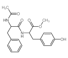 L-Tyrosine,N-(N-acetyl-L-phenylalanyl)-, methyl ester (9CI)结构式