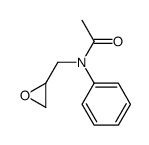 N-(oxiran-2-ylmethyl)-N-phenylacetamide结构式