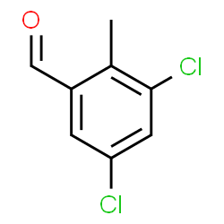 3,5-Dichloro-2-methylbenzaldehyde结构式