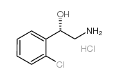 Benzenemethanol, a-(aminomethyl)-2-chloro-, hydrochloride, (S)- structure