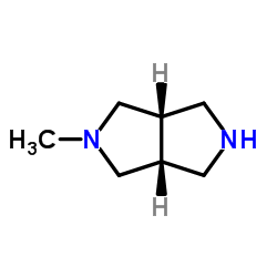 cis-2-Methylhexahydropyrrolo[3,4-c]pyrrole Structure