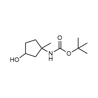 N-(3-羟基-1-甲基环戊基)氨基甲酸叔丁酯图片