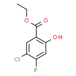 ethyl 5-chloro-4-fluoro-2-hydroxybenzoate structure